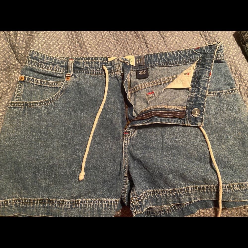 Denim shorts